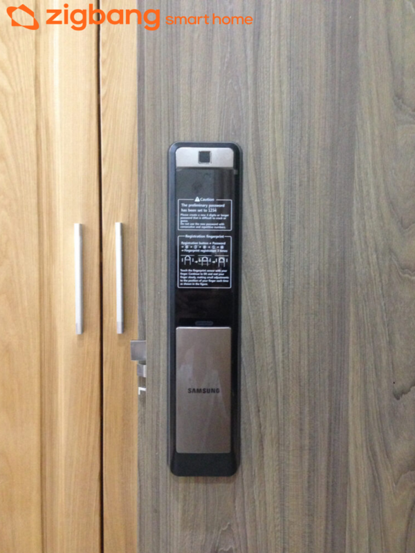 Hinh anh lap dat khoa van tay Zigbang samsung 609 2