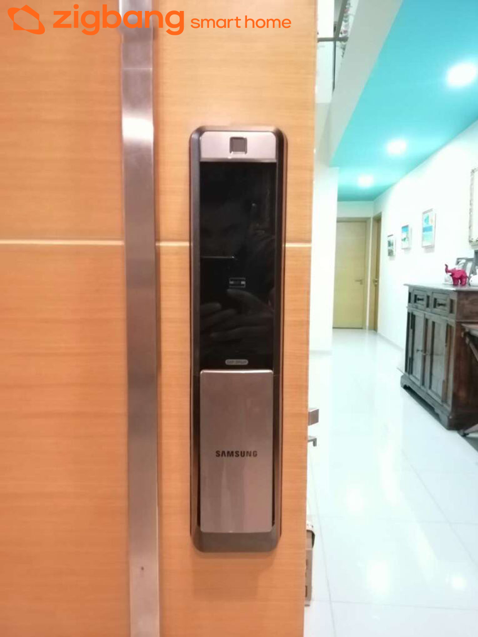 Hinh anh lap dat khoa van tay Zigbang samsung 609 3
