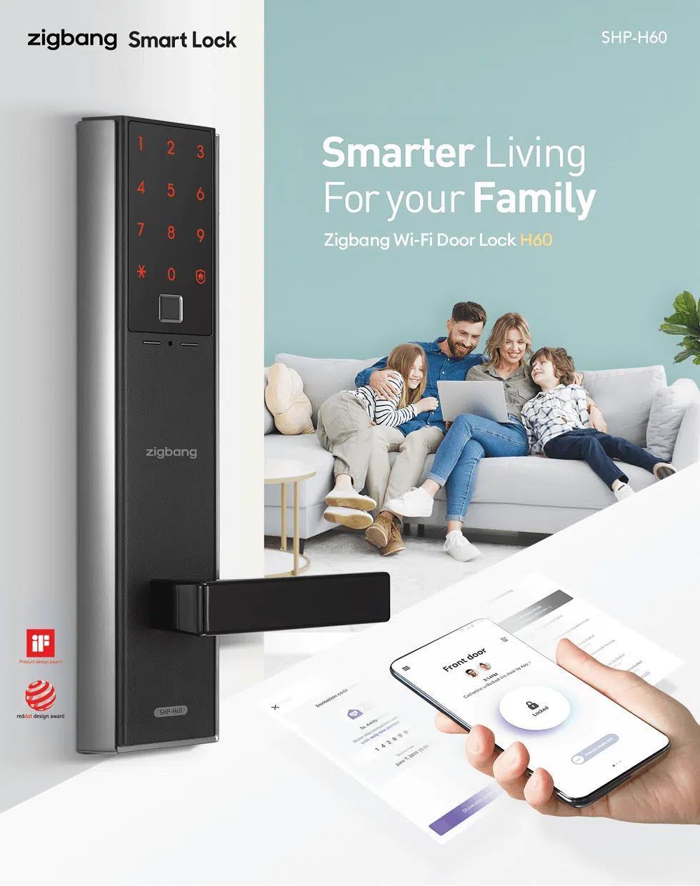 Khóa vân tay ZIGBANG SHP-DH538MU/ZE 2 SHP H60